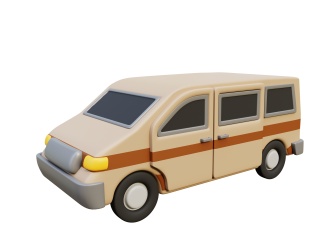 玩具小汽车C4D模型