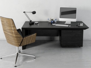 办公桌摆件家具C4D模型