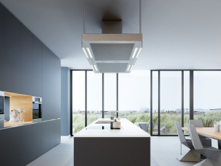 现代室内家居厨房C4D模型