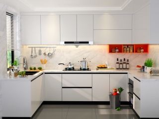 现代室内家居厨房C4D模型