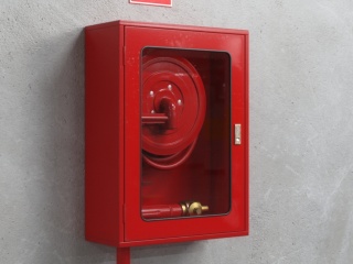 现代消防箱C4D模型