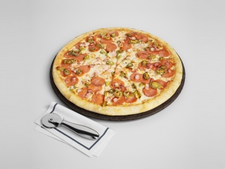 现代食物美食披萨C4D模型