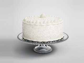 现代食物美食奶油蛋糕C4D模型