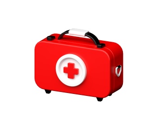 医疗器械素材医疗箱（白模）C4D模型