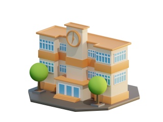 卡通建筑房屋C4D模型
