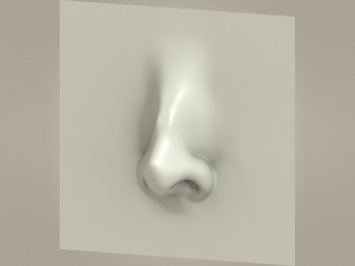 怪兽鼻子C4D模型