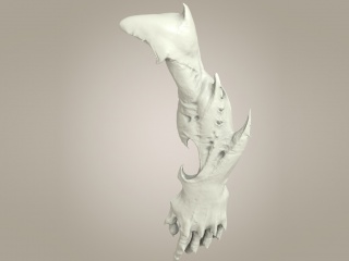 怪物手臂胳膊C4D模型