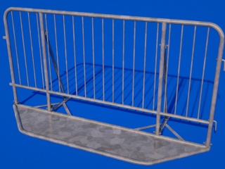 铁艺栏杆C4D模型