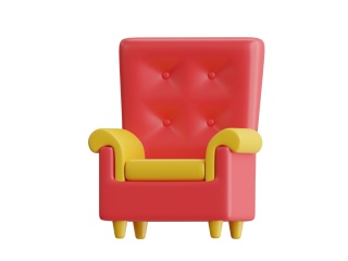 椅子沙发单人沙发C4D模型