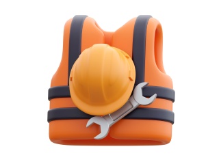 安全背心和安全帽C4D模型