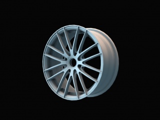 轮辋轮圈车轮部件C4D模型