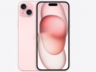 粉色苹果15plus手机C4D模型