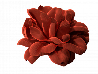 花朵立体红色玫瑰花花苞花瓣花朵装饰饰品C4D模型