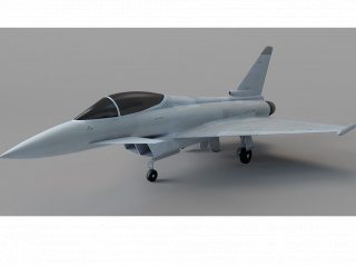 德国喷气式战斗机模型C4D模型