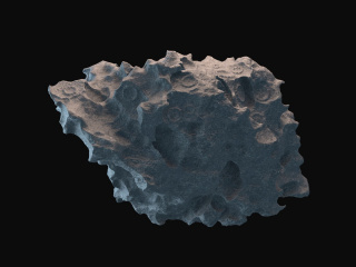 石头陨石C4D模型