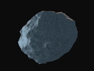 陨石石头C4D模型