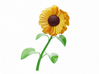 向日葵SunflowerC4D模型
