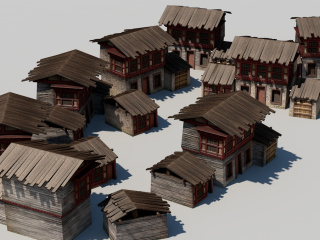 房子房屋C4D模型