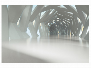 立体三维科技创意建筑空间C4D模型