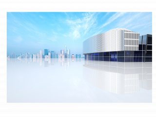 立体大气科技商务建筑C4D模型