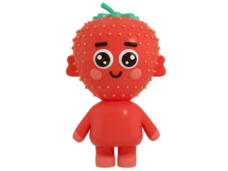 立体拟人红色草莓宝宝卡通形象C4D模型