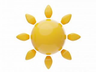 自然植物立体太阳花C4D模型