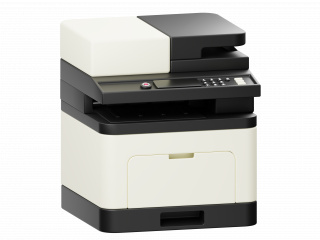 立体卡通办公用品打印机C4D模型