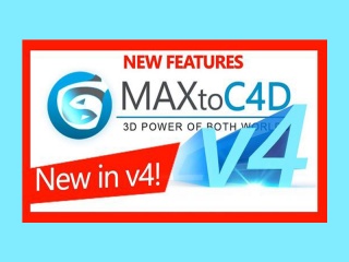 MaxToC4D导入导出插件最新4.5版本插件下载