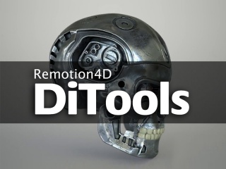 变形效果器着色器节点插件汉化版 Remotion4D DiTools 2 Build 170123 For Cinema 4D插件下载