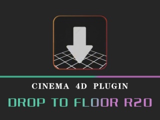 Drop 2 Floor 1.2版本C4D对齐地面插件支持R19-23插件下载